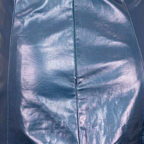 JOHN ELLIOTT Belted Skirt Plastic Blue size 1 Fall 2018 - Picture 7 of 13